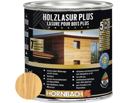 HORNBACH Holzlasur Plus kiefer 375 ml