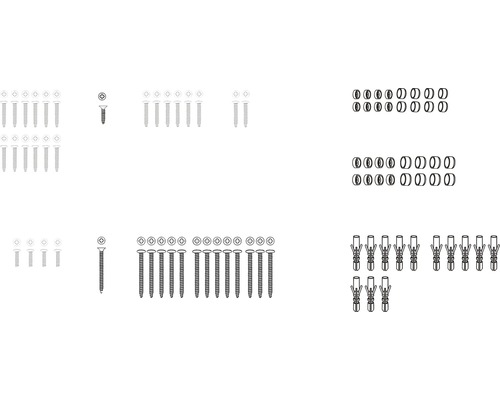 Ersatz Befestigungset Form&Style und Basano