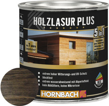 Holzlasur Plus Dose mit Farbbeispiel und Produkteigenschaften