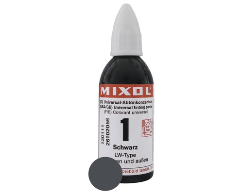 MIXOL® Abtönkonzentrat 1 schwarz 20 ml