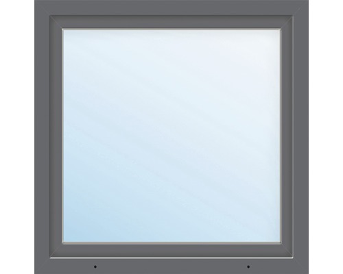 Fenêtre en plastique ARON Basic blanc/anthracite 1000x1000 mm DIN gauche