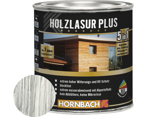 HORNBACH Holzlasur Plus weiss 375 ml