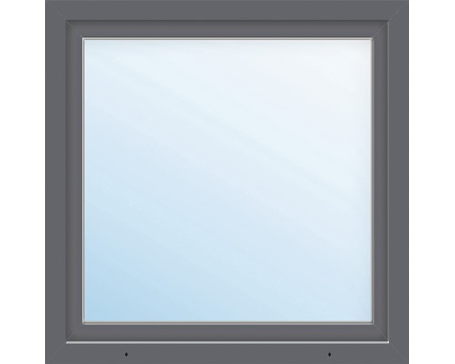 Fenêtre en plastique ARON Basic 1 vantail blanc/anthracite 1200x1200 mm tirant droite Fenêtre en plastique ARON Basic 1 vantail blanc/anthracite 1200x1200 mm tirant droite