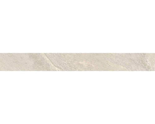 Carrelage de plinthe Aspen blanc 7.2x62 cm
