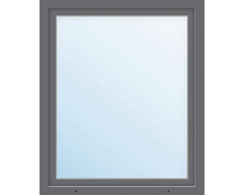 Kunststofffenster ARON Basic weiss/anthrazit 600x800 mm DIN rechts