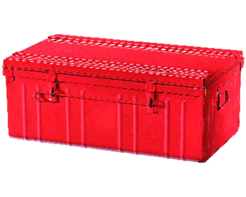 Coffret en métal 800 x 350 x 450 mm rouge