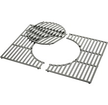 Jeu de grilles de cuisson en fonte pour barbecue