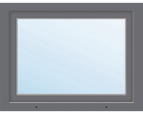 Fenêtre en plastique ARON Basic blanc/anthracite 1050x850 mm DIN gauche