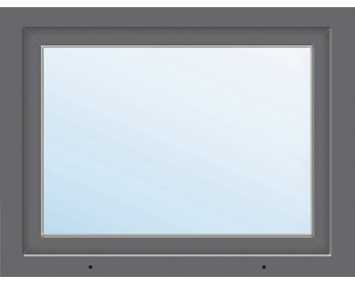 Fenêtre en plastique ARON Basic blanc/anthracite 850x600 mm DIN droite