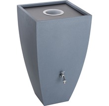 Récupérateur d''eau de pluie de forme carrée avec robinet