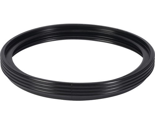 Bague d'étanchéité à lèvre de rechange KG2000 DN 200 mm Joint d''étanchéité noir avec rainures pour applications sanitaires