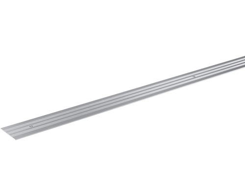 Barre de seuil Skandor argent anodisé perforé 2x29,5x2.700 mm