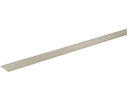 Barre de seuil Skandor cognac anodisé perforé 2x29,5x2.700 mm Profilé de transition en métal avec vis