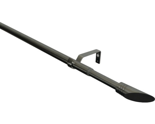 Gardinenstangen Set ausziehbar Shaft edelstahl-optik 190-340 cm Ø 16/19 mm Gardinenstangen Set ausziehbar Shaft edelstahl-optik 190-340 cm Ø 16/19 mm