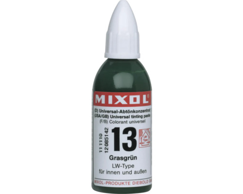 Pâte colorante universelle Mixol vert gazon pour l''intérieur et l''extérieur