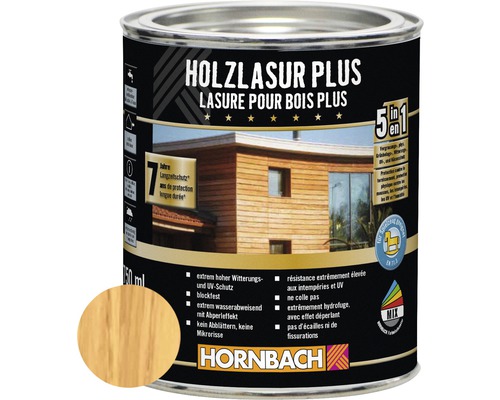 HORNBACH Holzlasur Plus kiefer 750 ml