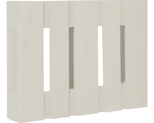 Demi palette de projet diagonale 60x80x15 cm blanc