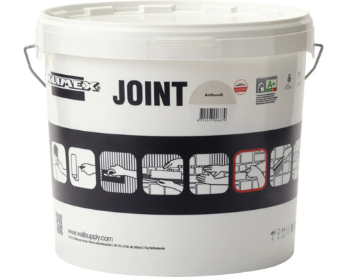 Mortier de jointoiement Klimex Joint, blanc antique, 15 kg Seau de remplissage de joints