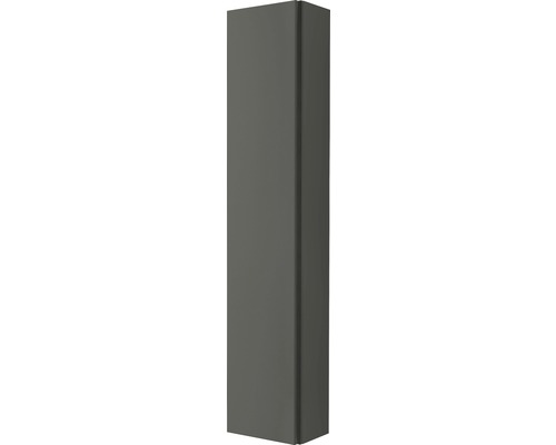 Hängeschrank Baden Haus Eden Breite 20 cm talpa-grau matt fertig montiert 53150 Grauer Hochschrank für Badezimmer