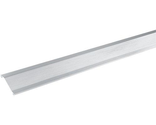 Profilé d’adaptation Skandor argent anodisé autocollant 10x30x900 mm Support d''étagère en métal