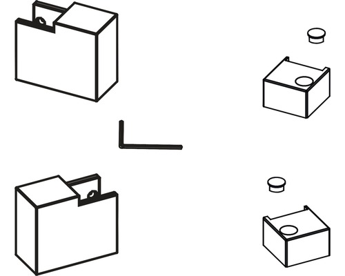 Accessoires de montage pour meubles de salle de bain