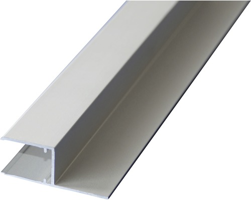 Profilé en U aluminium 16 mm languette longitudinale 2000 mm