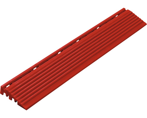 Kit parties latérales dalle à clipser 6.2x40 cm rouge 4 unités
