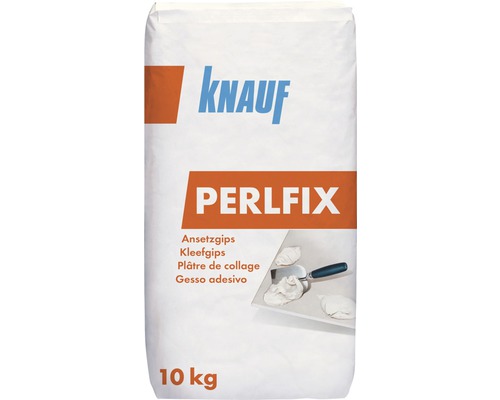 Plâtre de collage KNAUF Perlfix de 10 kg Knauf Perlfix plâtre adhésif, sac de 10 kilogrammes