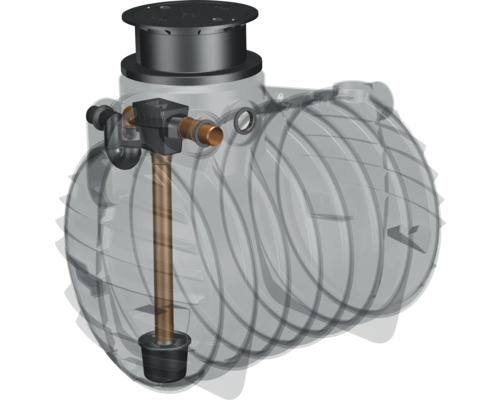 Réservoir d''eau de pluie pour la récupération d''eau de pluie