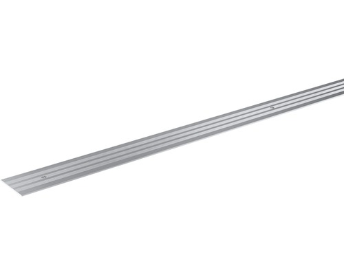 Barre de seuil Skandor argent anodisé perforé 2x29,5x900 mm