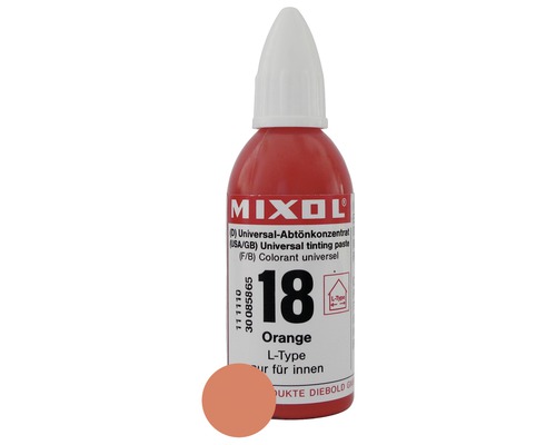 MIXOL® Abtönkonzentrat 18 orange 20 ml MIXOL® Abtönkonzentrat 18 orange 20 ml