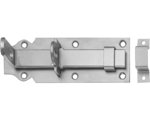 Verrou porte cadenas avec poignée plate et boucle 140 x 52 mm galvanisé,  passivation couche épaisse - HORNBACH