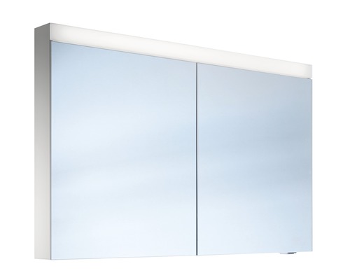 Armoire de toilette Schneider Spiegelschränke PATALINE 100 cm blanc 2 porte LED