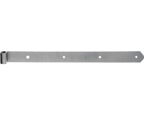 Ladenband Typ 6 gerade Form, halbschwer, 400 x 13 x 40 mm, Edelstahl