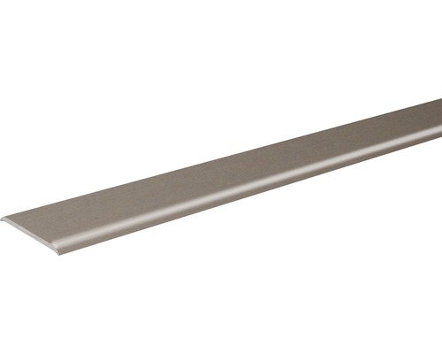 Barre de seuil SKANDOR acier inoxydable brossé anodisé autocollant 2x28x900 mm