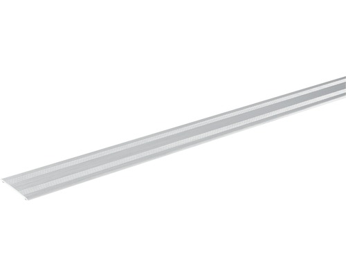 Barre de seuil Skandor argenté anodisé autocollant 2x38x900 mm Profilé en aluminium pour bandes LED