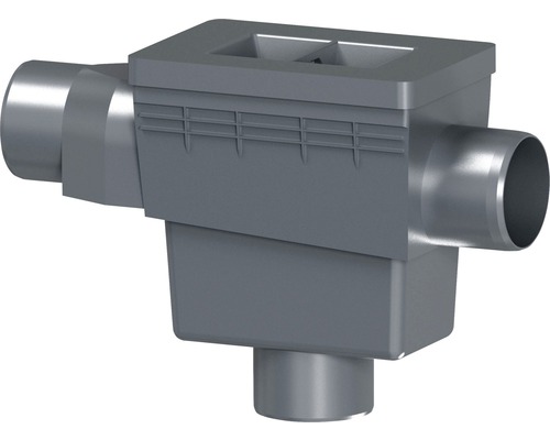 Vue de dessus d''une bouche d''égout en plastique