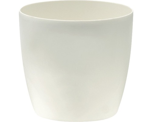 Cache-pot elho Brussels en plastique Ø 12,5 cm blanc