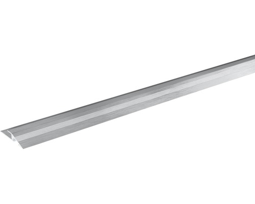 Profilé de rampe Skandor argent anodisé pour sols 4,5-5,5 mm 7,5x44x900 mm