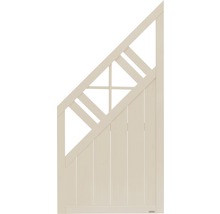 Élément de clôture Konsta Provence gauche 90x180/90 cm naturel