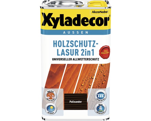 Xyladecor Holzschutzlasur palisander 2.5 l