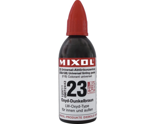 Colorant universel pour peinture à mélanger, Brun oxyde foncé