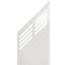 Sichtschutzzaun-Element mit Lamellen