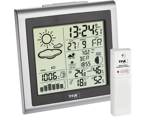 Funkwetterstation TFA Largo Wetterstation mit Aussensensor für Temperatur und Luftfeuchtigkeit