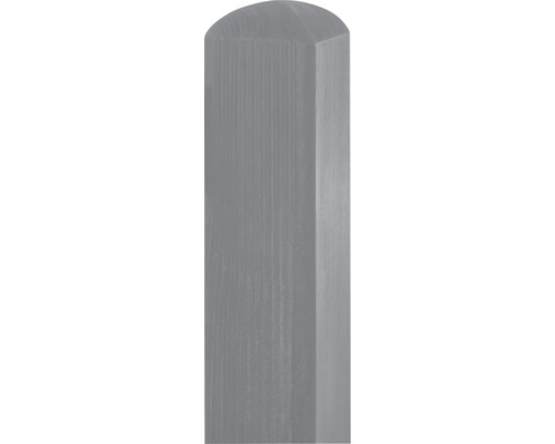 Poteau Konsta strié 9x9x100 cm, gris