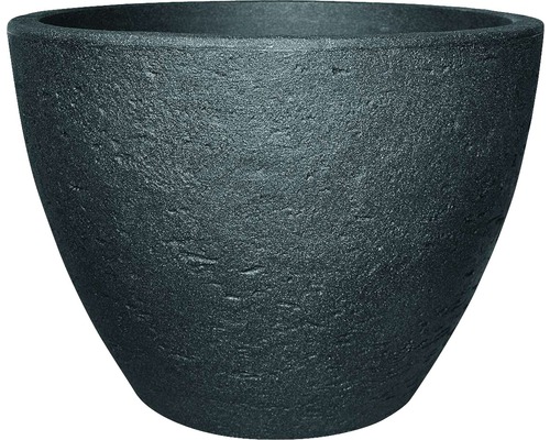Pot de fleurs Geli Stone plastique Ø 60 H 45 cm anthracite