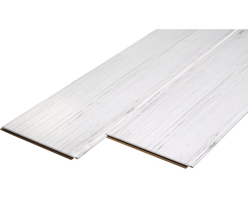 Panneau décoratif Quadro Plus Arctic Pine 12x200x2000 mm Panneaux stratifiés décoratifs avec structure en bois