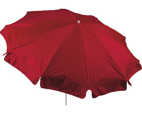 Parasol rond Ø 240cm, rouge