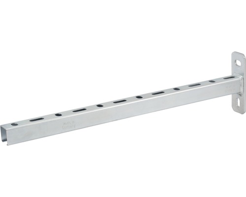 Console de rails 28x30x400 mm Bras de console avec trous oblongs