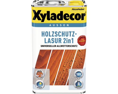 Xyladecor lasure de protection du bois 2en1 pour l''extérieur
